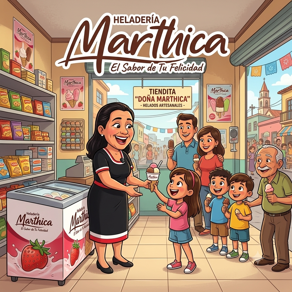 Tienda con punto de venta Helados Marthica