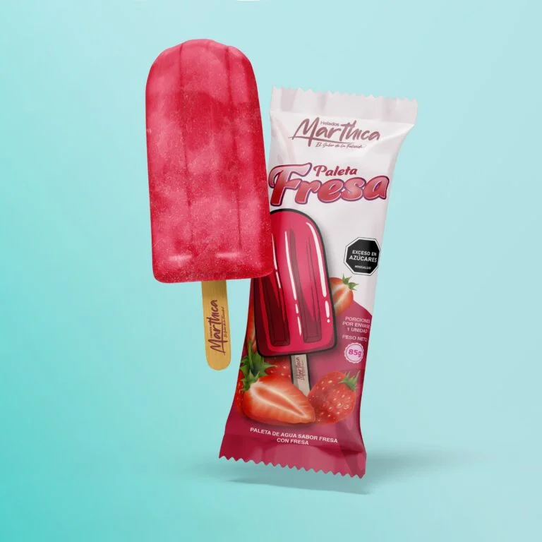 Paleta Fresa