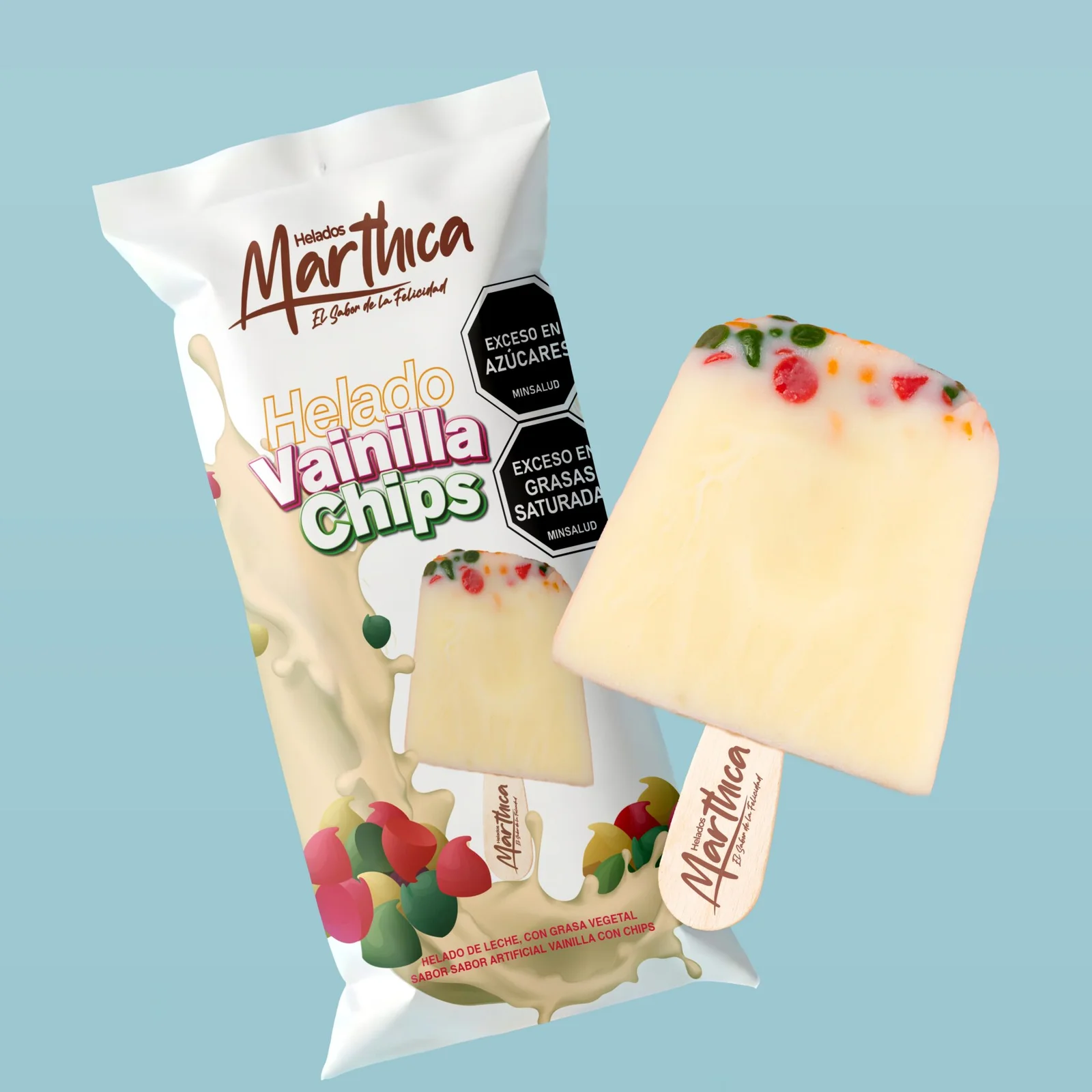 Helado Vainilla Chips
